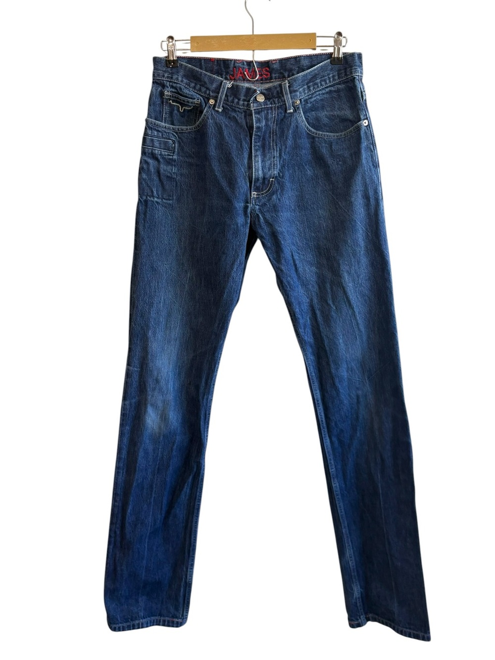 Kimes Ranch James Size 34/38 Dark Wash Straight Leg Jeans Western Denim Country